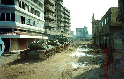 Libanesiska stridsvagnar
