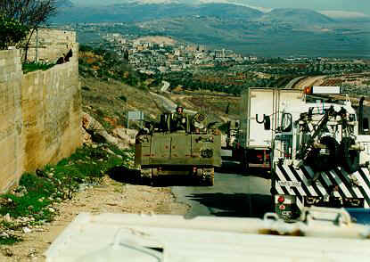 Mte med israelisk patrull